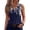 Dark Blue, variant on Kixjoy V Neck Tops for Women Sleeveless Vacation Tank Tops Basic Loose Fit Pleated Blouse Trendy Casual Soft Womens Summer Tops, Wine S