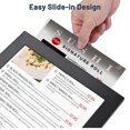 thumbnail image 6 of WeChef LED Backlit Menu Holder Cover Single Panel Fits 8"x11" Paper for Nightclubs Restaurants Hotels Cafes, 6 of 9
