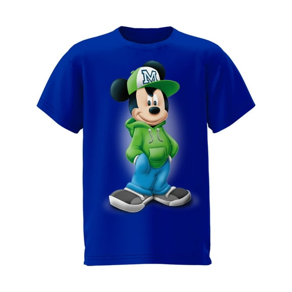 Disney Mickey Mouse Youth Tee Shirt, XS-XL (Boy's)