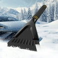 thumbnail image 4 of 100Fens Premium Oversized Ice Scraper with Ergonomic Foam Grip - Car Windshield Snow Scraper and Window Frost Remover for Cars, Trucks, and SUVs - No Scratch Design - Ideal for Gifts, 4 of 5