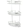 thumbnail image 1 of Demonsen 3 Tiers Corner Shower Shelf Wall Mounted Shower Organizer Storage Rack for Toilet Kitchen,Shower Shelf,Shower Rack, 1 of 8