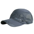 thumbnail image 2 of Ponytail Messy Buns Trucker Plain Baseball Visor Cap Unisex Hat, 2 of 2