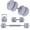 Gray, variant on 3-in-1 Adjustable Dumbbell Set 13/18/22/35LB - Soft Shell Weight Set Converts to Barbell & Kettlebell with Connector, -in-1  Gym Strength  Equipment for Men & Women