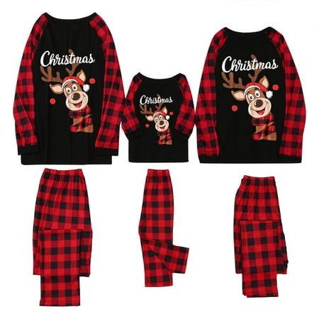 

Family Clothes Christmas Pajamas For Family Xmas Pajamas Pjs Sleepwear Outfits Matching Set Gift on Clearance