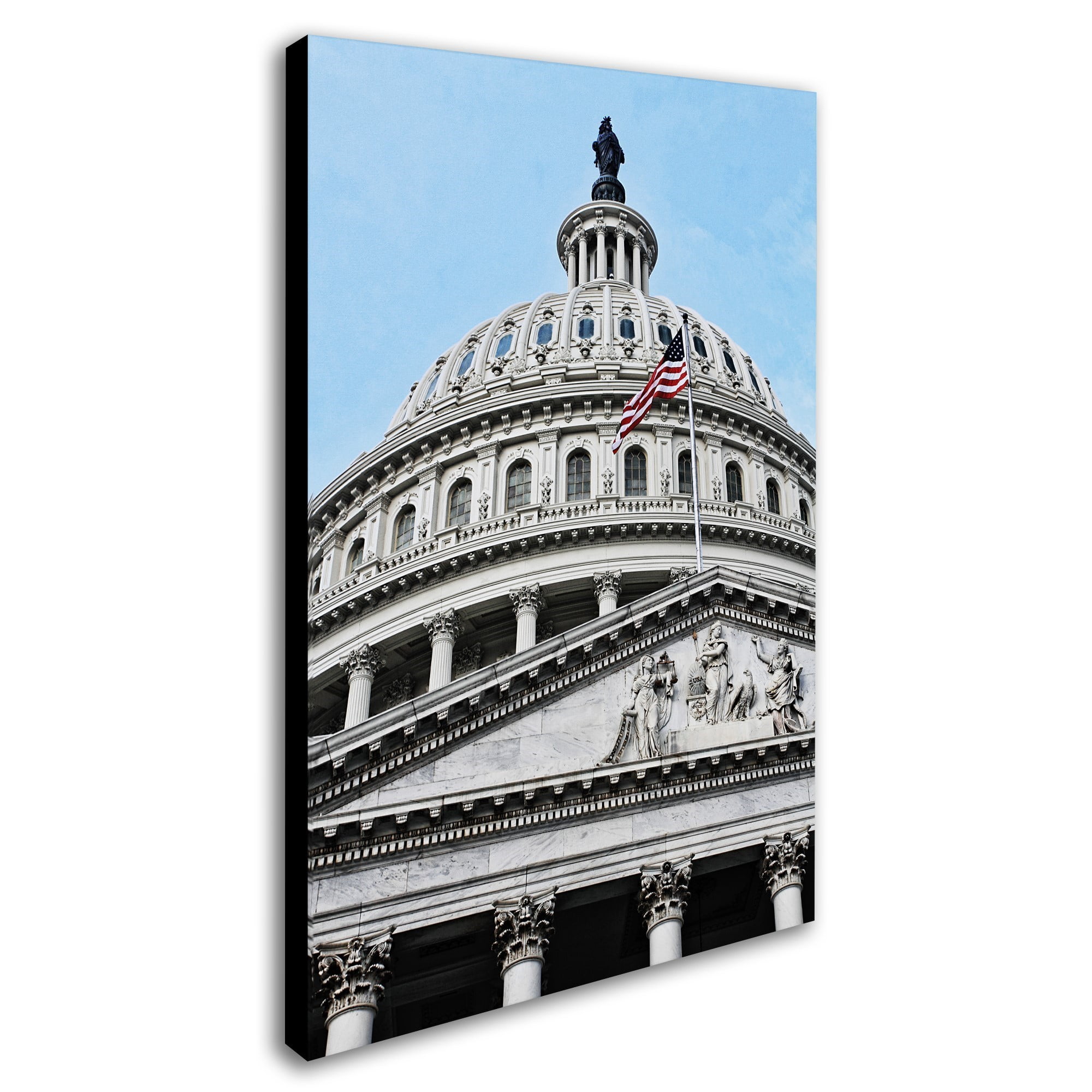 Trademark Fine Art "Dome of the US Capitol" Canvas Art by Gregory O'Hanlon