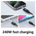 thumbnail image 4 of USB4.0 Cable 80Gbps USB C to USB C 240W Fast Charging Display Cable Support 4K, 4 of 8