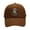 AA Brown, variant on Womens Cute Cartoon Frog Mushroom Embroidered Baseball Cap Casual Sunshade Adjustable Trucker Hat