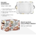thumbnail image 2 of Foldable Storage Bins Colorful Tree Fabric Storage Baskets Collapsible Decorative Baskets Closet Organizer Bins with PU Handles for Shelves Home Closet Bedroom Living Room-1Pack Decor Gifts, 2 of 7