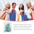 thumbnail image 4 of Inteprter Bolsa de lona para pintar, bolsa de compras, multicolor, reutilizable, de larga duración, multiusos, para mujer, accesorios para exteriores Artesanía 008-28*35 Inteprter HA082993-05, 4 of 6