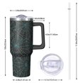 thumbnail image 2 of Halloween Spider Web Pattern Tumbler with Handle and Lid,40oz Double Wall Vacuum Insulated Tumbler,Cups Gift for Women and Men, 2 of 7
