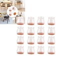 thumbnail image 1 of Protectores De Suelo Para Patas De Silla De Silicona, 16 Unidades, Protectores Para Patas De Silla, Transparentes, Redondos, Resistentes A Los Arañazos,, 1 of 8