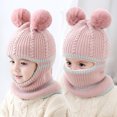 thumbnail image 2 of Neck Warmer Toddler Neckerchief Hooded Scarf Boys Girls Hats Baby Warm Face Ear for, 2 of 20