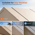 thumbnail image 4 of VENTOPYR Carport 10x20FT Heavy Duty Carport,Portable Car Garage with Side-Opening Door,Roll-up Windows, 4 of 7