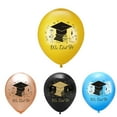 thumbnail image 3 of CIMAXIC Ensemble de Ballons de Collation des Grades 15 Pcs Saison des Remises de Diplômes Lettres et Chapeau de Docteur Impression Ballons Kit de Ballons Décoratifs à Paillettes pour Célébration de Collation des Grades Fête,4.72"X2.36"X0.04 Pouces, 3 of 5