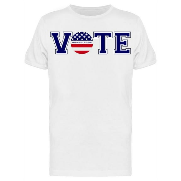 Vote Graphic T-Shirt Men -Image by Shutterstock, Male x-Large