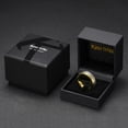 thumbnail image 7 of King Will Mens 8mm Tungsten Carbide Wedding Band Gold Plated Silver Lasered Brushed Mountain Trees Polished Beveled Edge Comfort Fit Ring Size 13, 7 of 7