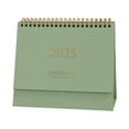 thumbnail image 2 of 2025 Small Desk Calendar - Standing Flip Desktop Calendar, Stylish and Portable, Multi-functional Use as Notepad & Message Board, Perfect for Home Office Decor,Four Color Options Available Green, 2 of 9