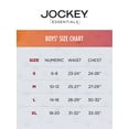 thumbnail image 3 of Jockey Essentials Boys Crew Neck Undershirt With Stay New Technology, 3-Pack, Sizes, S-XL, 3 of 5