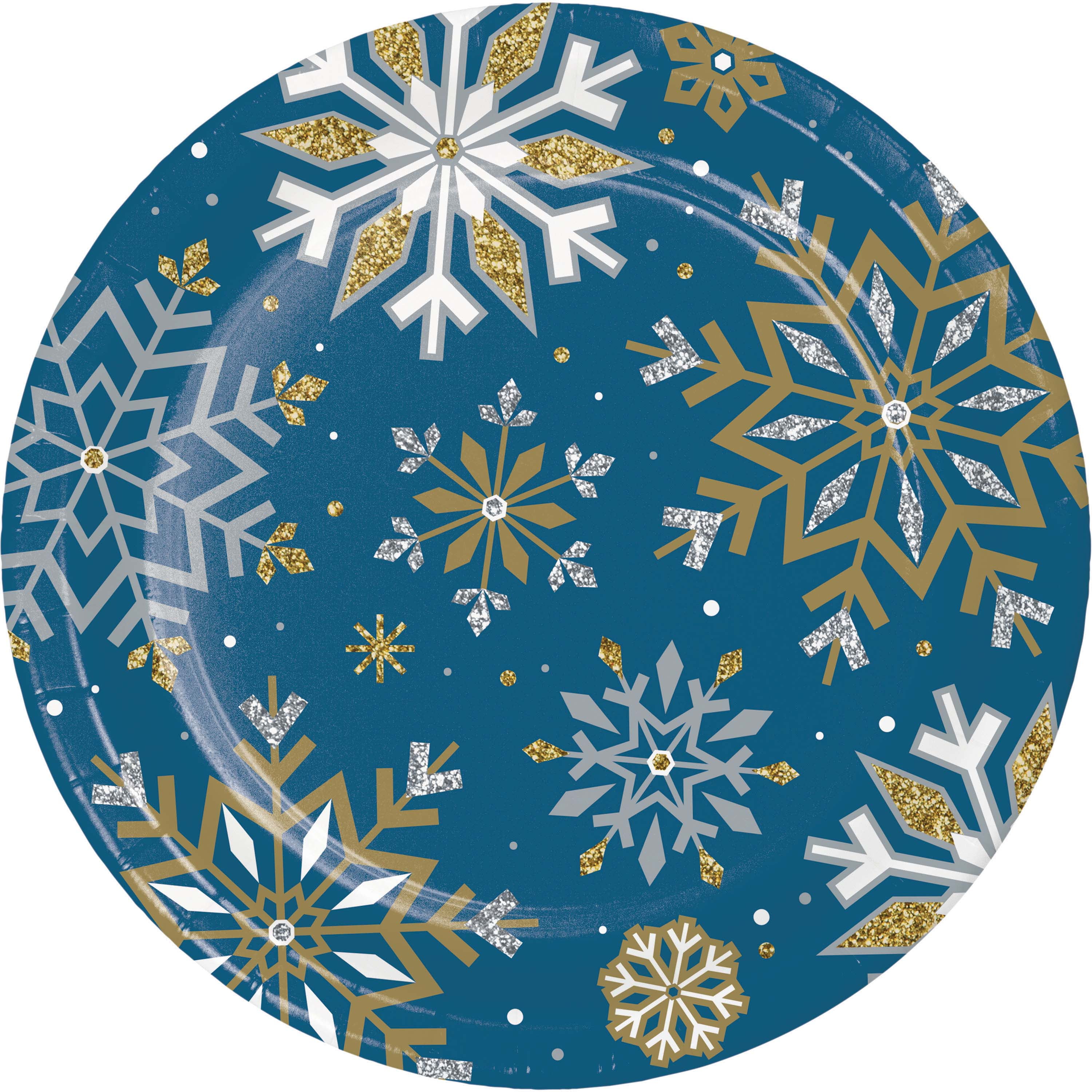 Creative Converting Whimsical Winter Christmas Tableware Set, Serves 8