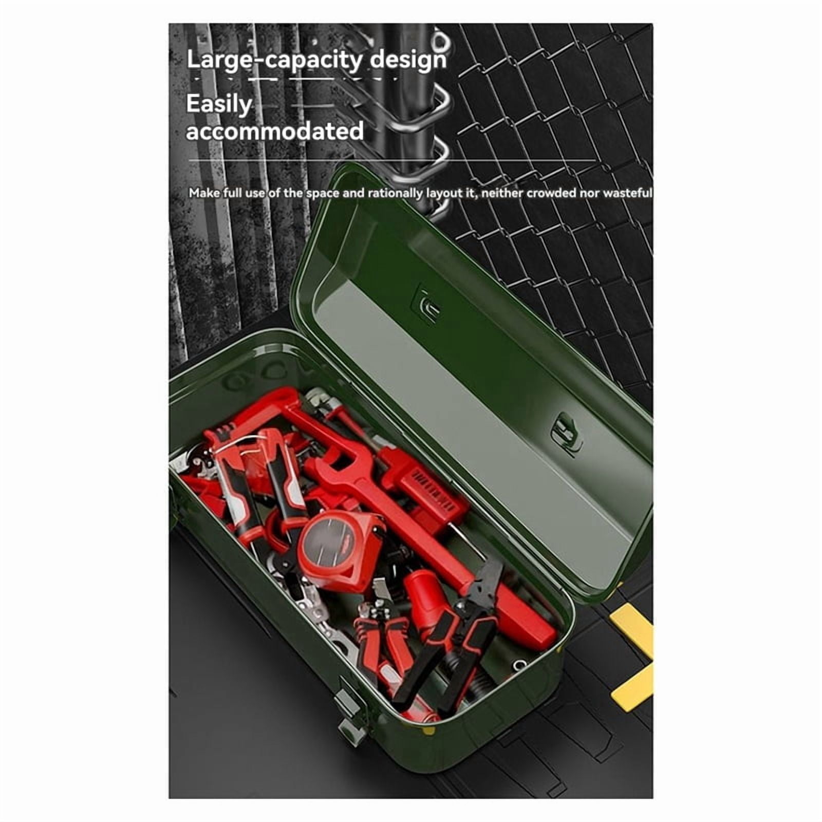 Multifunctional Hardware Toolbox Home Toolbox Large Capacity Industrial Grade Electrician'S Special Portable Metal Box
