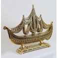 thumbnail image 4 of Modefa Islamic Turkish Home Table Decor Showpiece Gift Sculpture Figure Arabic Sailboat 99 Names of Allah - Gold, 4 of 4