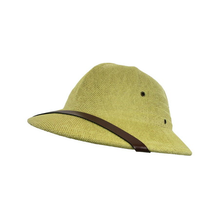 British Pith Helmet Safari Jungle Explorer Hunter African Professor Costume Hat