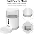 thumbnail image 4 of Automatic Smart Pet Cat Dog Feeder Small Animals Food Dispenser with APP Cotrol 2.4G Wi-Fi Enabled Portion Control Voice Interaction Dual Power, 4 of 4