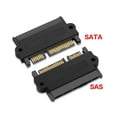 thumbnail image 3 of Adaptador SAS a SATA, SFF-8482 SAS de 22 pines a SATA macho de 7+15 pines, adaptador de disco duro HDD en ángulo de 90 grados, 3 of 6