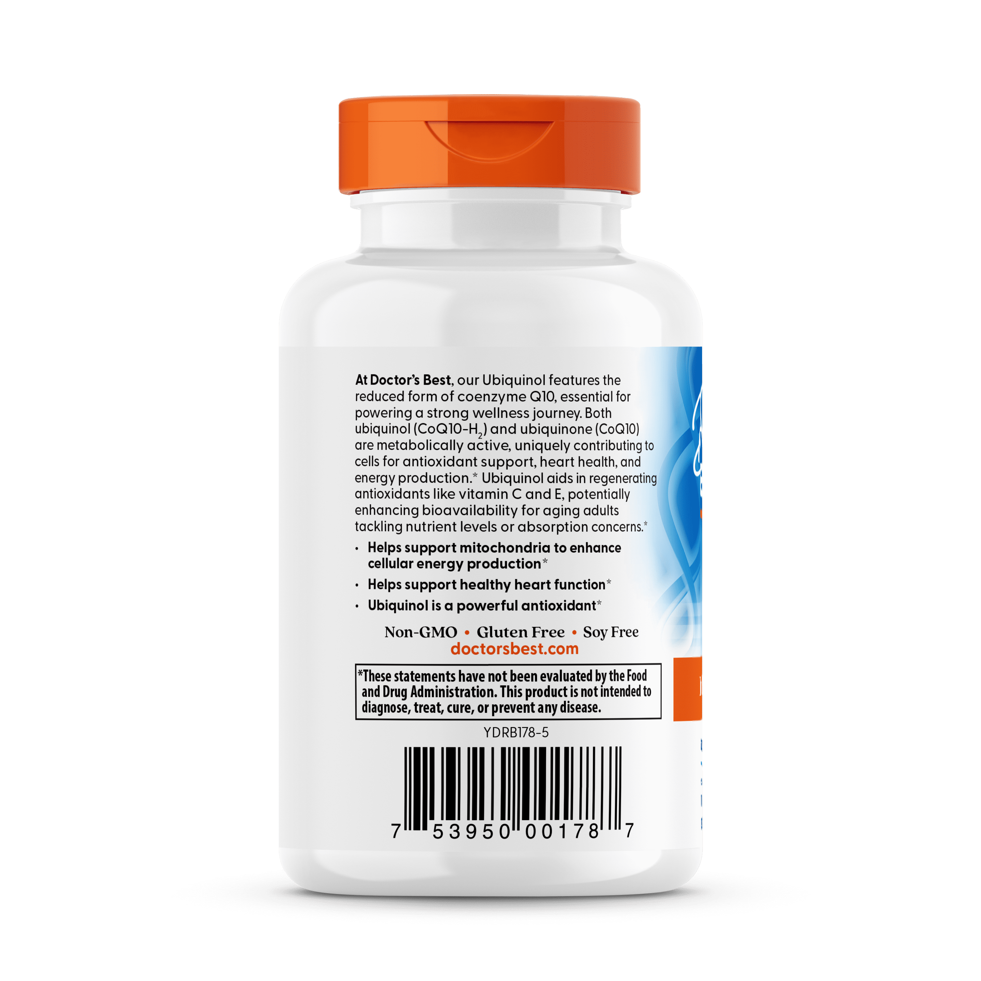 Doctor's Best Ubiquinol with Kaneka QH, 90 Ct