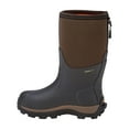 thumbnail image 3 of Dryshod Kids Boys Haymaker Farm Rain Boots - Brown, 3 of 7
