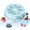 Blue, variant on Portable Fruit and Vegetable Cleaner,Fruit and Vegetable Washing Machine,Food Purifier with Electrolysis Technology,Waterproof Fruits Cleaner Device For Veggie Grains Rice Meat Seafood
