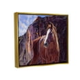 thumbnail image 3 of Stupell Industries Horse by Cliffs Landscape Animals & Insects Painting Gold Floater Framed Art Print Wall Art, 31 x 25, 3 of 9