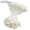 Milky white, variant on Artificial Flower Stamens, 5.8cm Yellow Cotton Thread Stamen for DIY Floral Crafts, 390 Strands per Pack for Silk Paper Flower Making,white