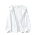thumbnail image 3 of PIWHJQK Boys Girls Long Sleeve Casual Hooded Coat Solid Hooded Zip Up Jacket for Kids Sun Protection Kids Outwears, 3 of 6