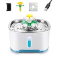 thumbnail image 2 of Bebedero para gatos, bebedero automático para mascotas de 2,5 l con bomba de apagado automático, indicador LED, ventana de nivel de agua, ultra silencioso, filtración cuádruple, apto para gatos, perros, muchos tipos de mascotas Ormromra 220347-1, 2 of 8