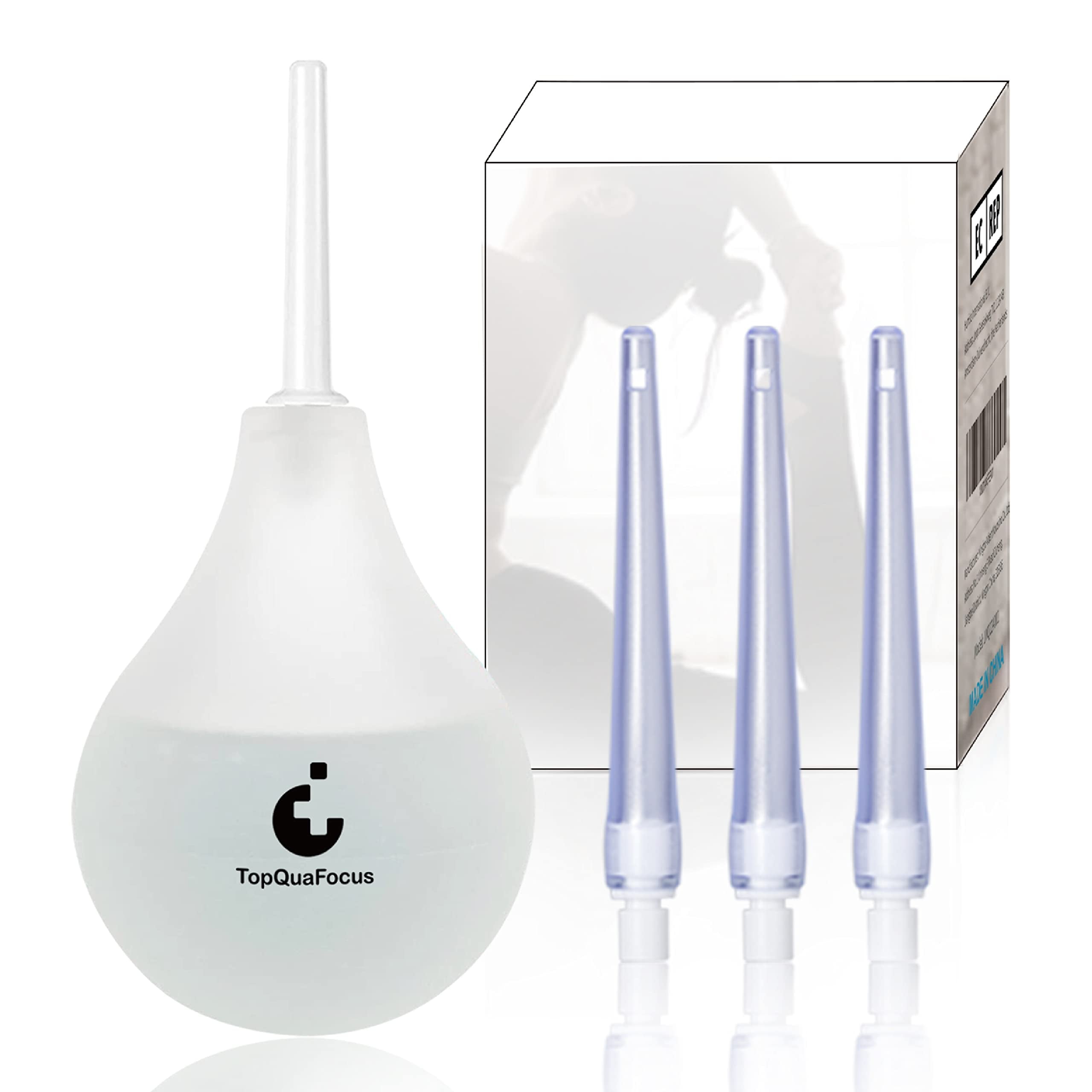 RANEU Enema Bulb Kit with Lube Anal Douche Superior Materials Douche for  Men Women Made of Comfortable Material
