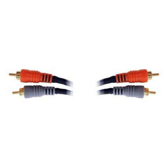 Hosa Patch Audio/Video Cable - for Audio Device - 13.12 ft - 2 x RCA Audio/Video - 2 x RCA Audio/Video - Gold-plated Connectors