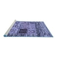 thumbnail image 2 of Ahgly Company Machine Washable Indoor Square Oriental Blue Modern Area Rugs, 6' Square, 2 of 4