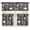 Coffee, variant on Nautical Valance Curtain for Window,Coastal Lighthouse Starfish Collage Plaid Rod Pocket Kitchen Valances Short Curtain Panel Summer Beach Conch Window Treatment Drape for Bathroom/Bedroom/Cafe