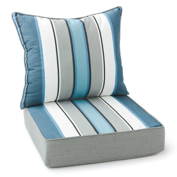 Better Homes Gardens 2 Piece Striped, Better Homes And Gardens Outdoor Cushion Sets