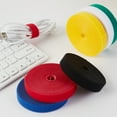 thumbnail image 3 of 3Meter/Roll Cable Tie Reusable Hook-and-Loop Fastener Auto Self Adhesive Double Side Hook Wires Manage Wire Organizer Diy Straps Red 3 Meter Width 30mm, 3 of 6