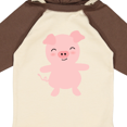 thumbnail image 4 of Inktastic Cute Pig Boys or Girls Long Sleeve Baby Bodysuit, 4 of 5