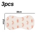 thumbnail image 2 of Paños para eructar para bebés, paquete de 3 toallitas de muselina de algodón de bambú, toalla facial, trapos para eructar, forma 4, 2 of 5