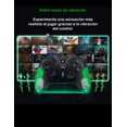 thumbnail image 2 of Control Alambrico Para Pc Emuladores Steam Vibración Negro Con Verde, 2 of 8
