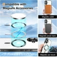 thumbnail image 5 of Entronix Magnetic Clear Case for iPhone 16 Plus, Slim Fit, Anti-Drop Shockproof, Black, 5 of 5