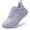 Light Purple, variant on Women Shoes Slip on Mesh Fashion Sport Running Tennis Athletic Walking Shoes Runner Trail Shoes Light Purple Size 7.5