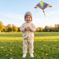 thumbnail image 4 of Toddler Boys Girls Sweatsuit 2 Piece Outfits Long Sleeve Crew Neck Sweatshirt and Sweatpants Fall Athletic Set for Girls,Beige,110, 4 of 7