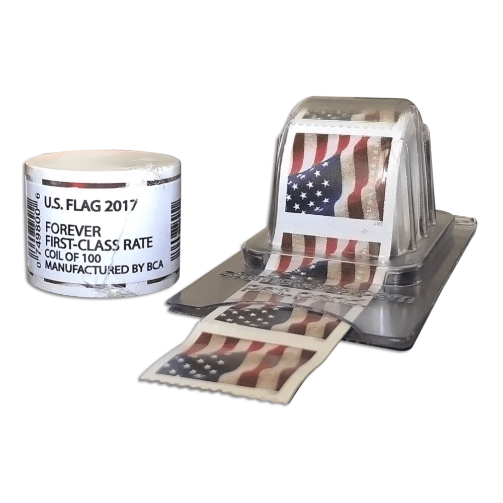 Collectibles & Art Postage Stamp Keeper Holder Desktop Dispenser Roll