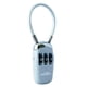 thumbnail image 2 of Candado Combinación 3 Discos P/ Equipaje Plata WALLIS WALLIS A810611, 2 of 2