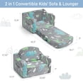 thumbnail image 4 of Sillón infantil 2 en 1 de peluche plegable aodisman, 4 of 7